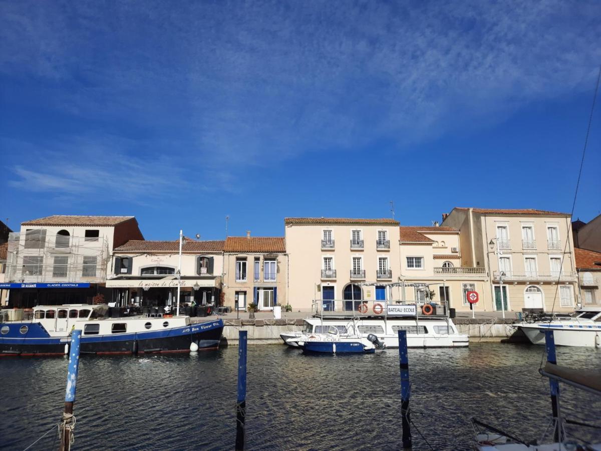 Appartement De Charme Sur Le Port De Marseillan Kültér fotó